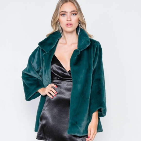 Jackets & Blazers - FAUX FUR COAT